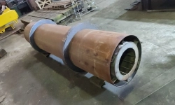 Барабанная печь для вспучивания вермикулита отправлена Заказчику - ООО "НЕСТАНДАРТ"